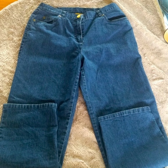 Ruby Rd mom jean size 8P EUC ELASTIC WAISTBAND - Picture 6 of 8